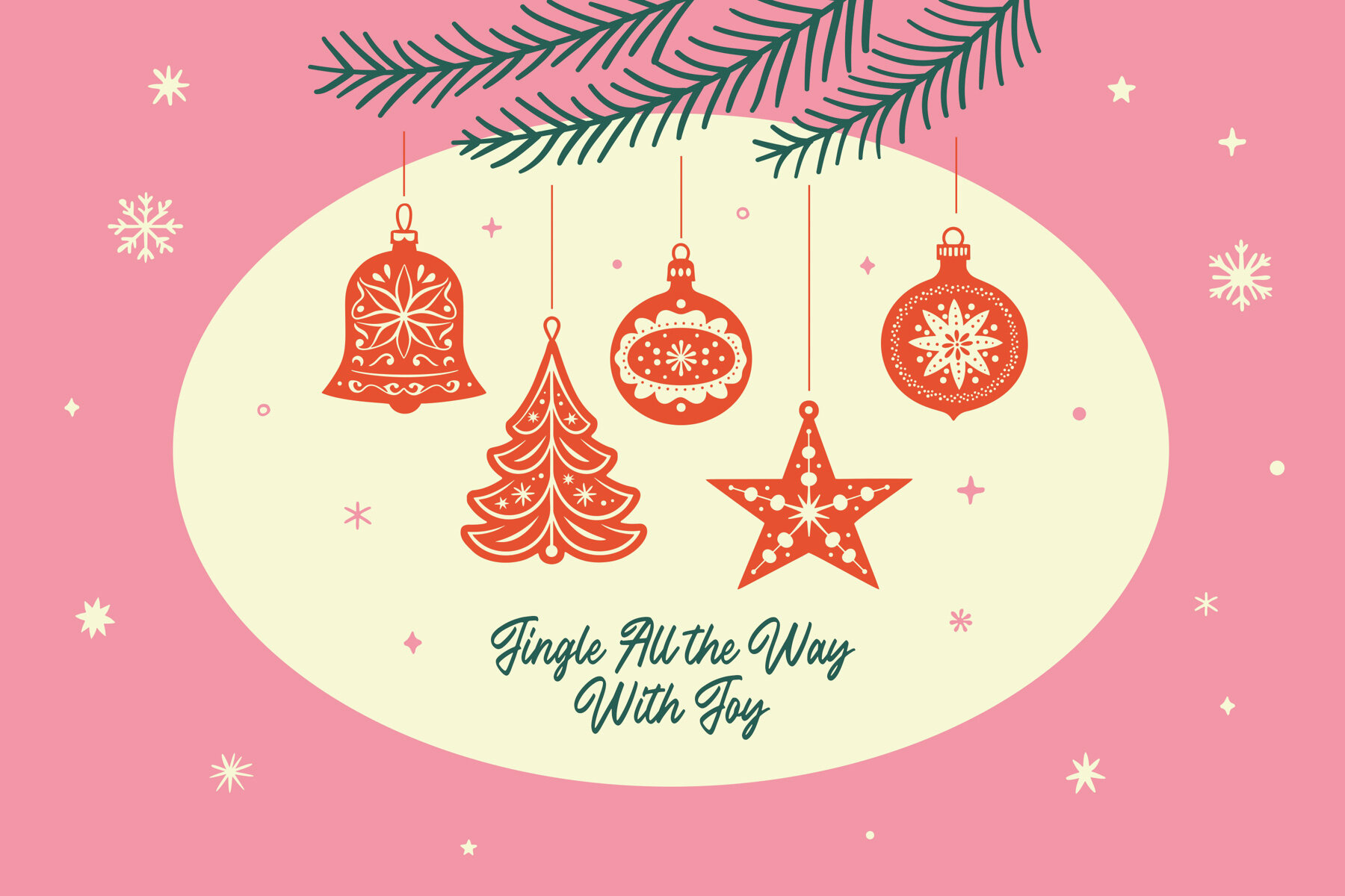 Retro Christmas Ornaments 7