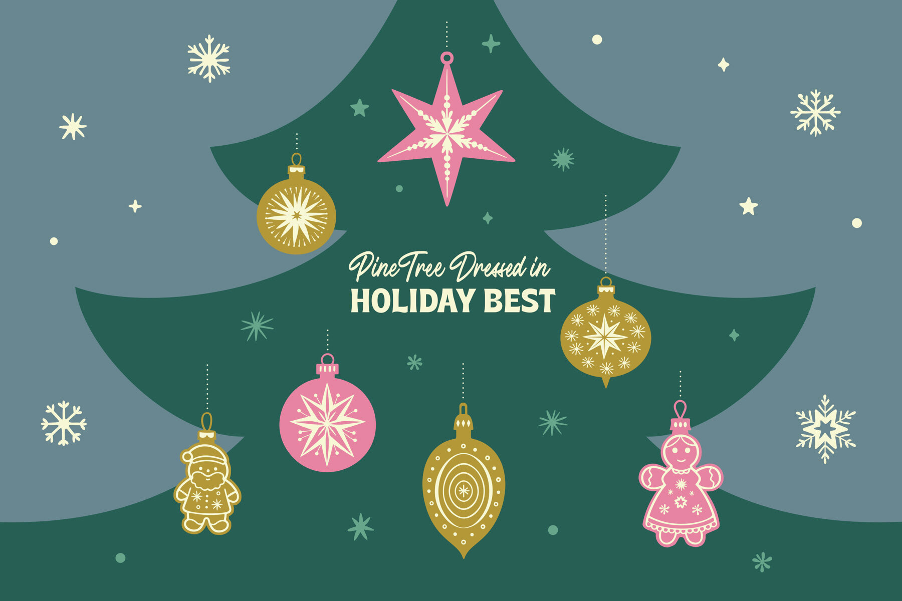 Retro Christmas Ornaments 8