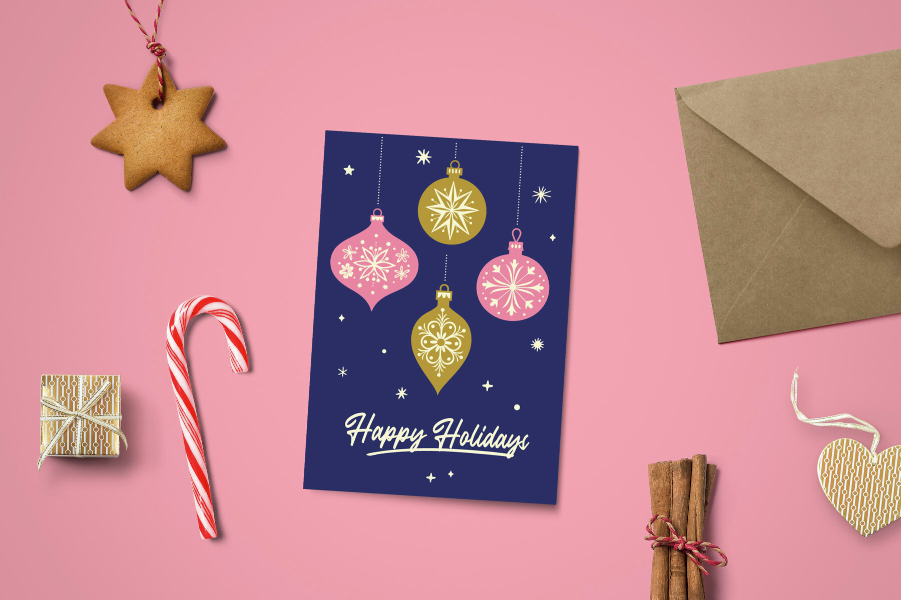 Retro Christmas Ornaments 10