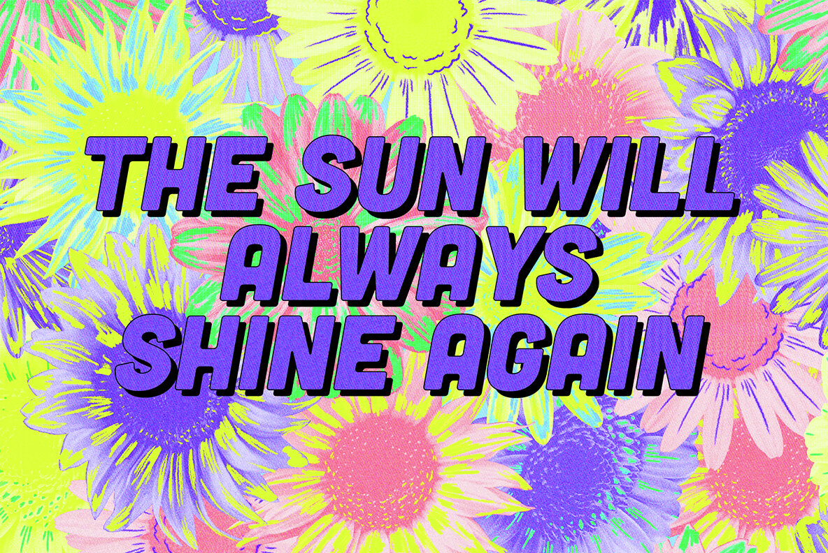 Neon Floral Maximalist Patterns 7