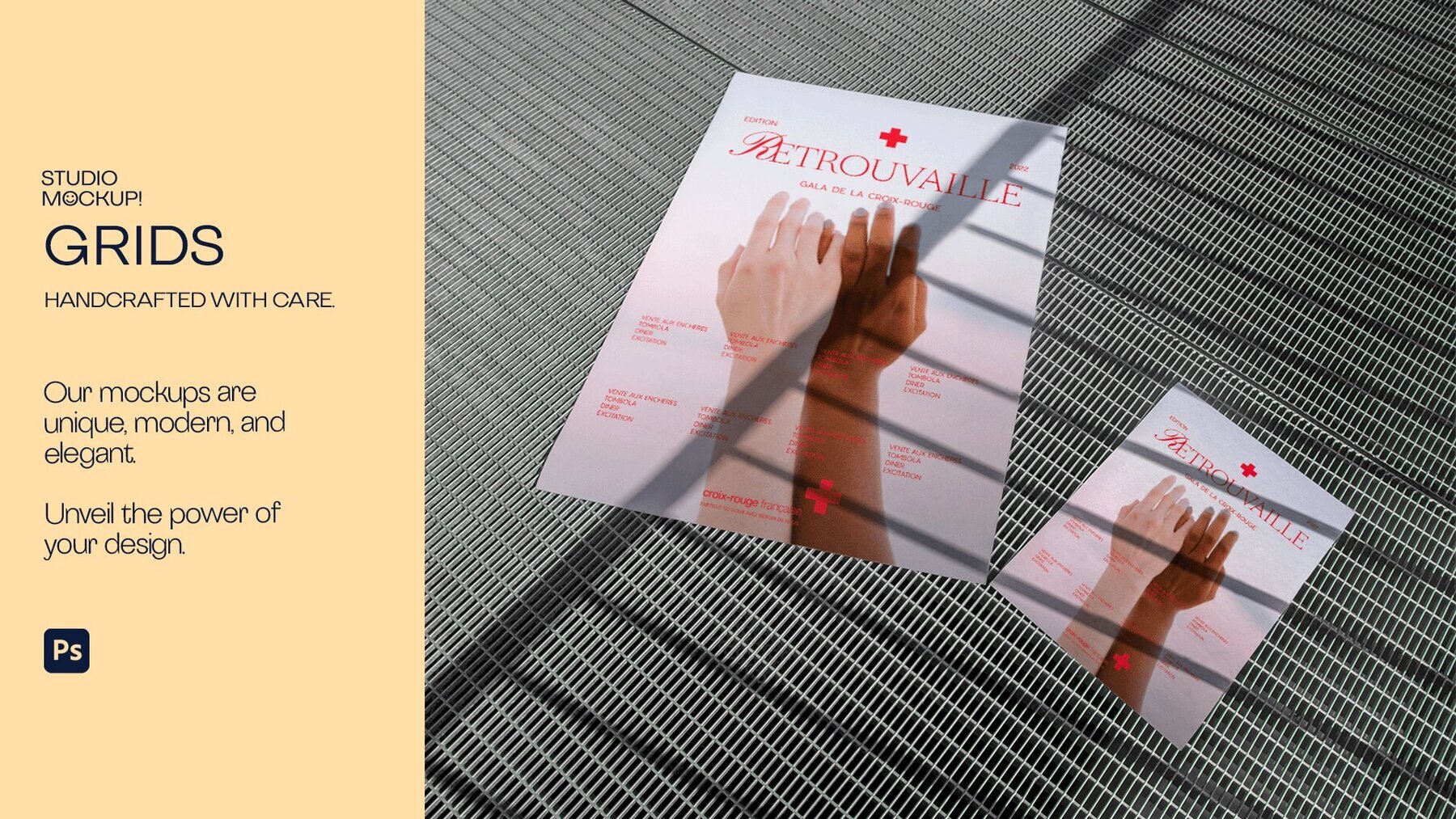 ARLES SERIES   A1   A3 Grid Poster Mockup 3