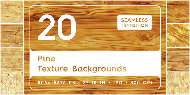 20 Pine Texture Backgrounds