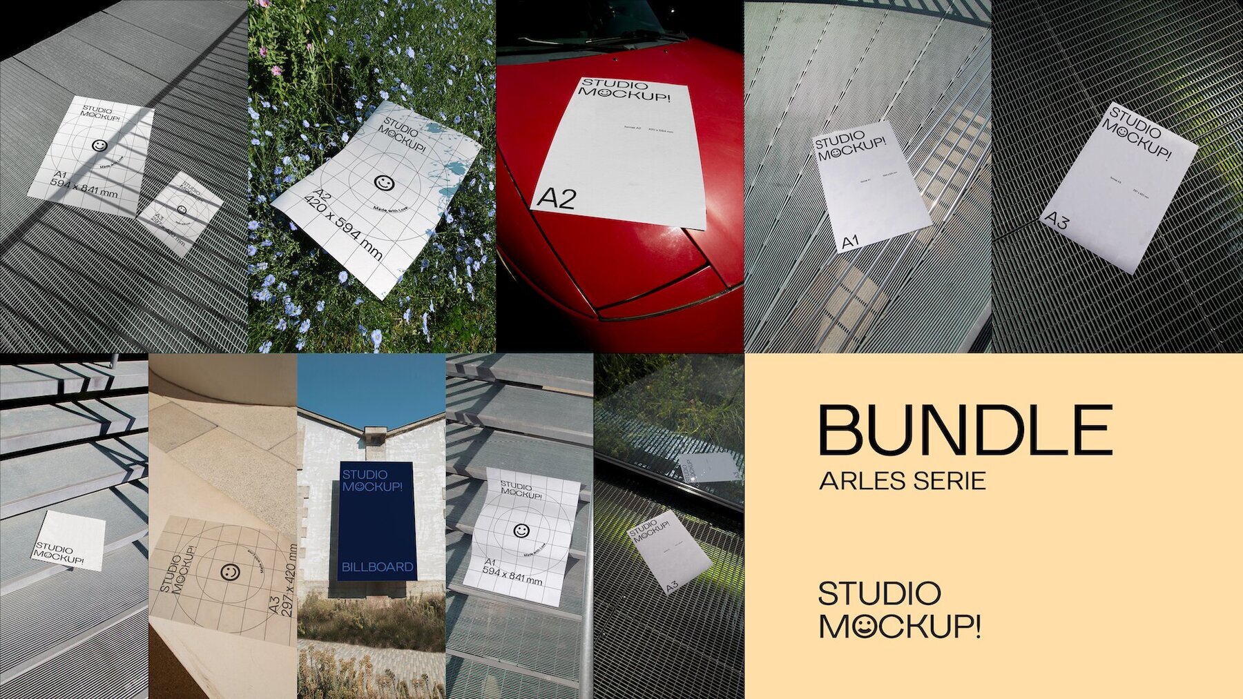 Arles Series   Bundle 10 Poster Mockups 1