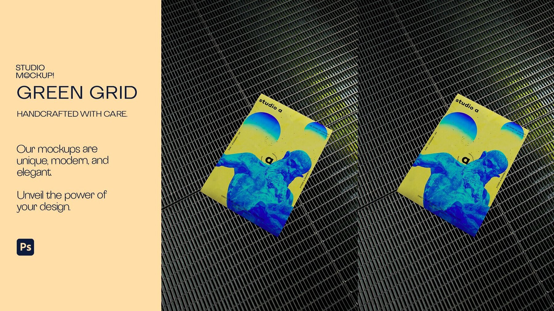 ARLES SERIES   A3 REFLECTO Grid Poster Mockup Graphics 2