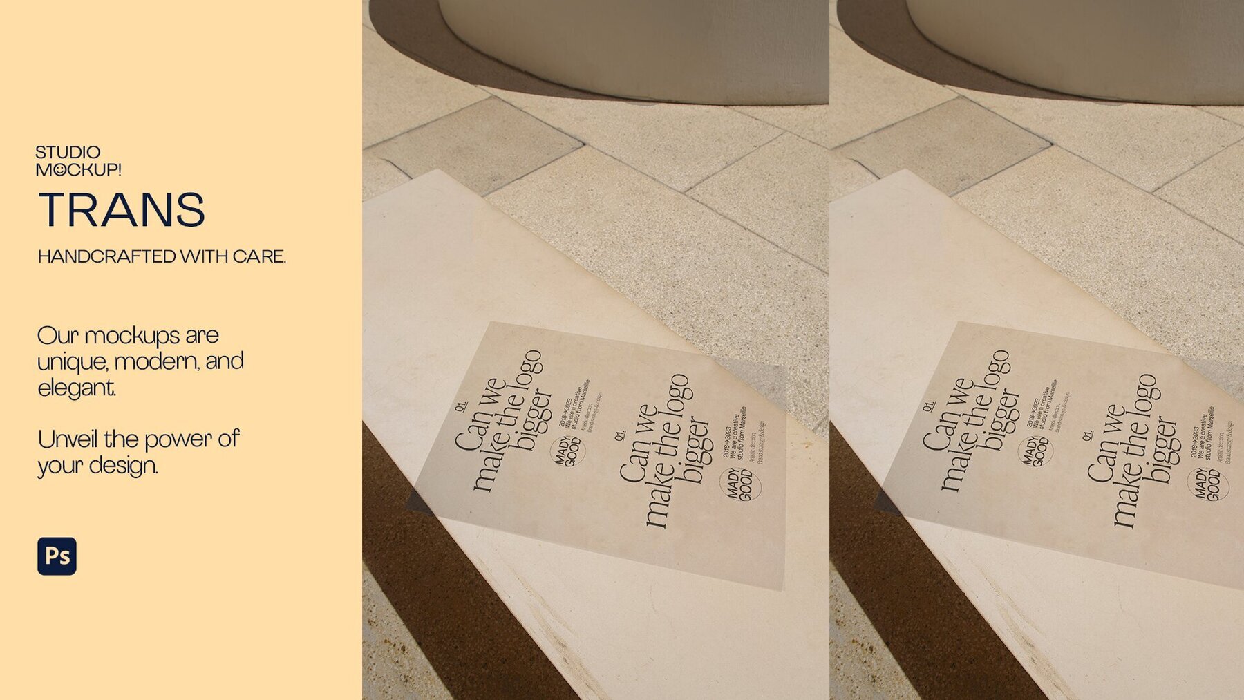 ARLES SERIES UNIQUE A3 translucide Poster Mockup Graphics 2