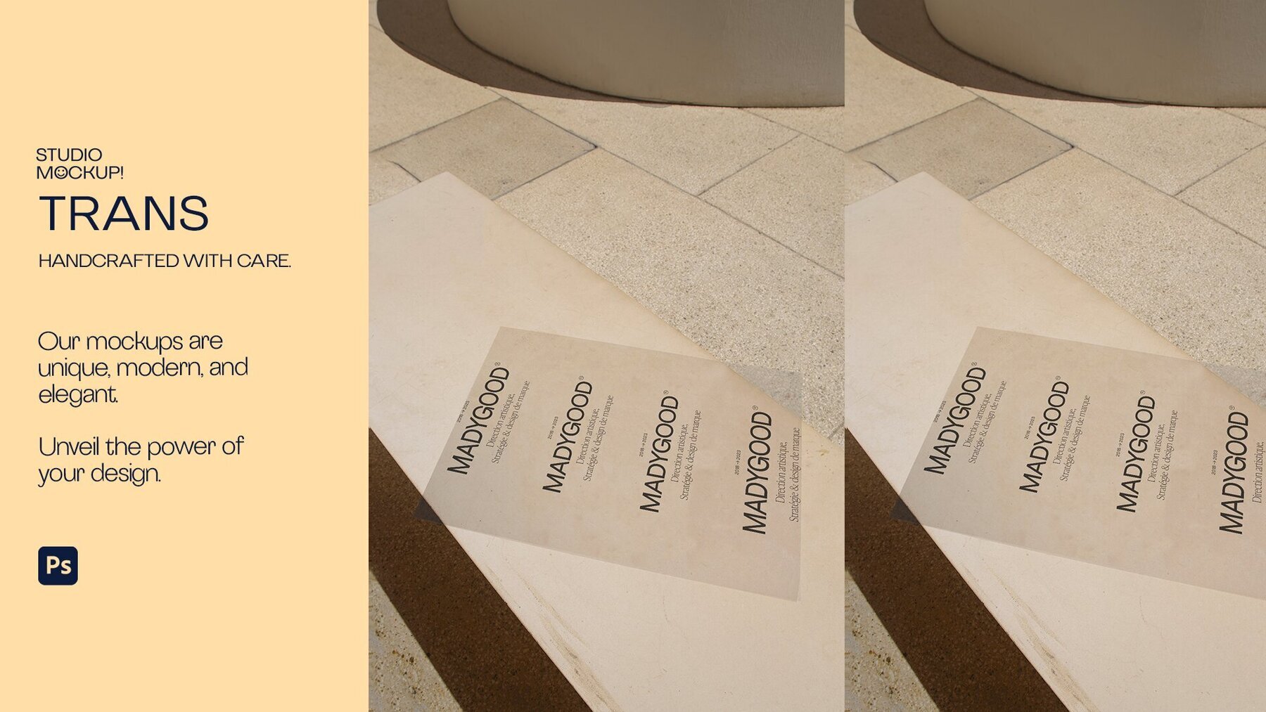 ARLES SERIES UNIQUE A3 translucide Poster Mockup Graphics 3