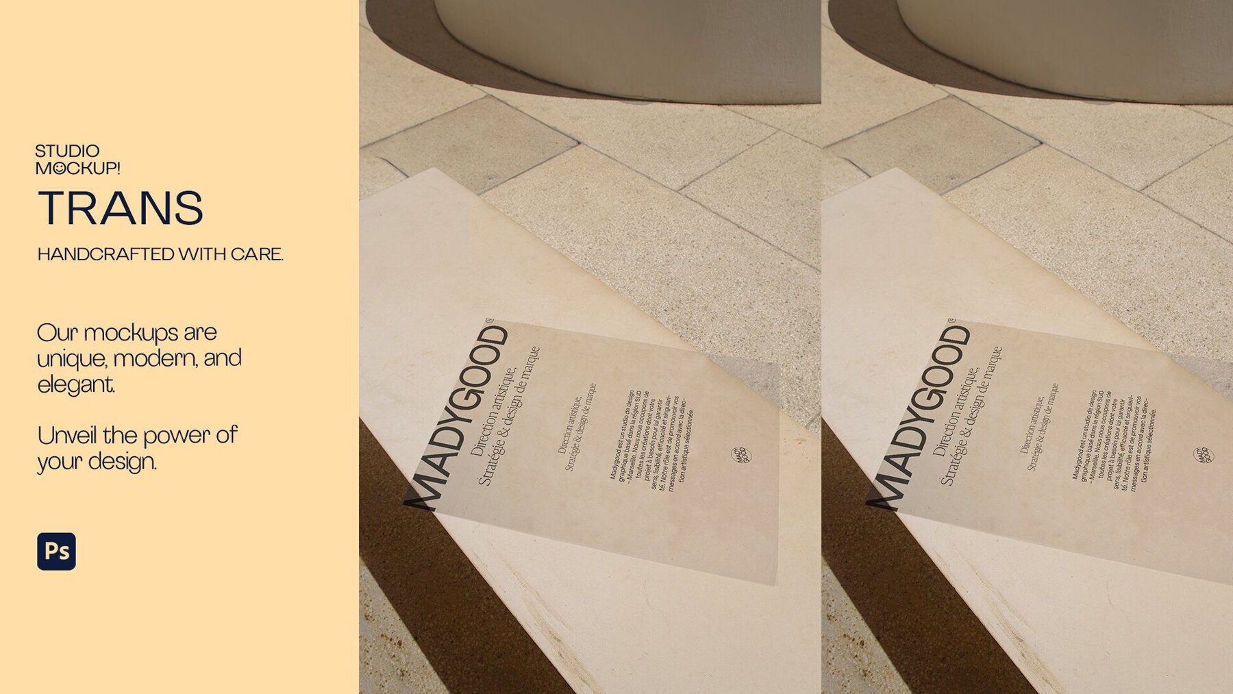 ARLES SERIES UNIQUE A3 translucide Poster Mockup Graphics 4