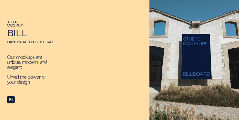 ARLES SERIES BILLBOARD Poster Mockup Graphics