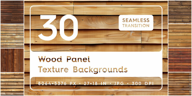 30 Wood Panel Texture Backgrounds