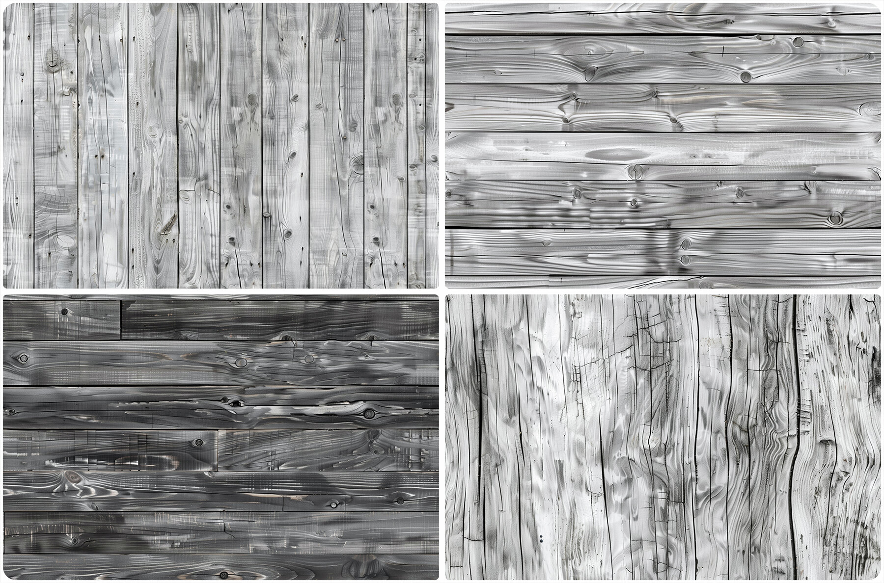 20 Gray Wood Texture Backgrounds 3