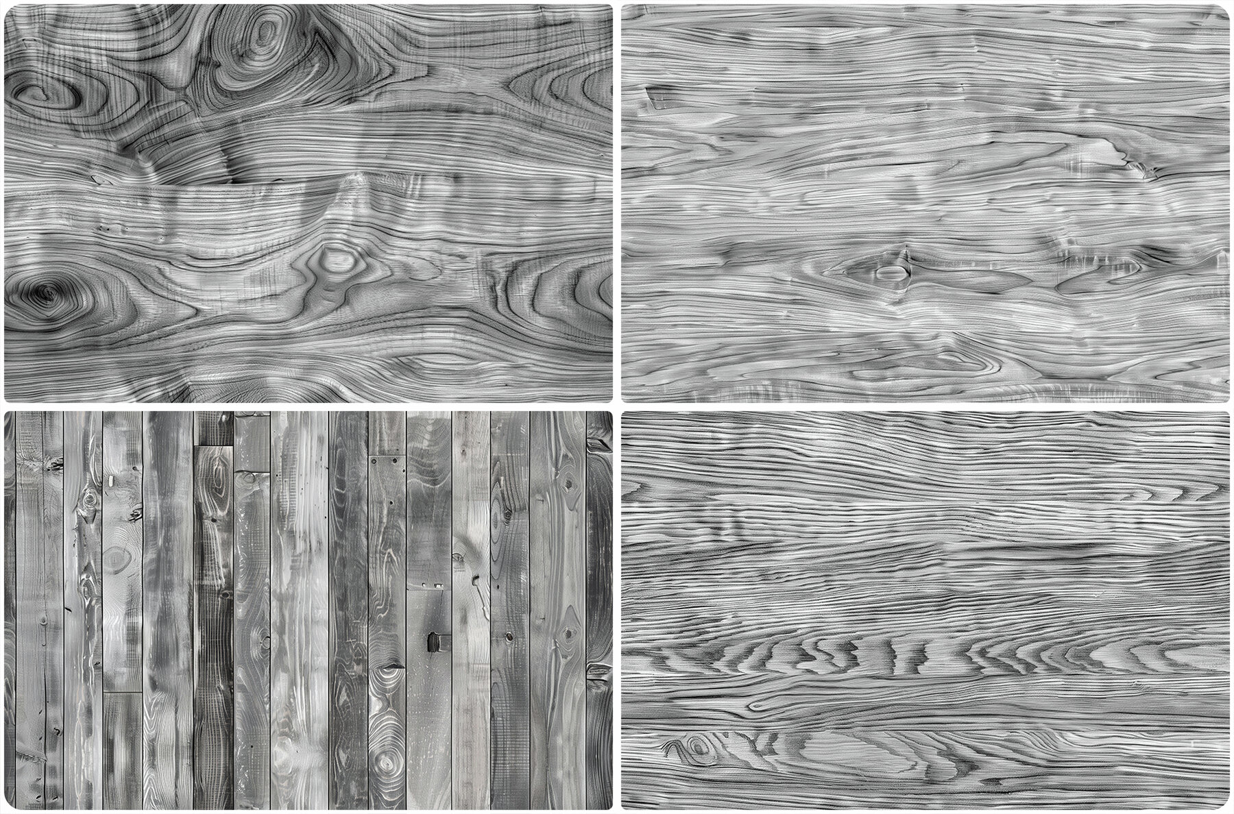 20 Gray Wood Texture Backgrounds 4