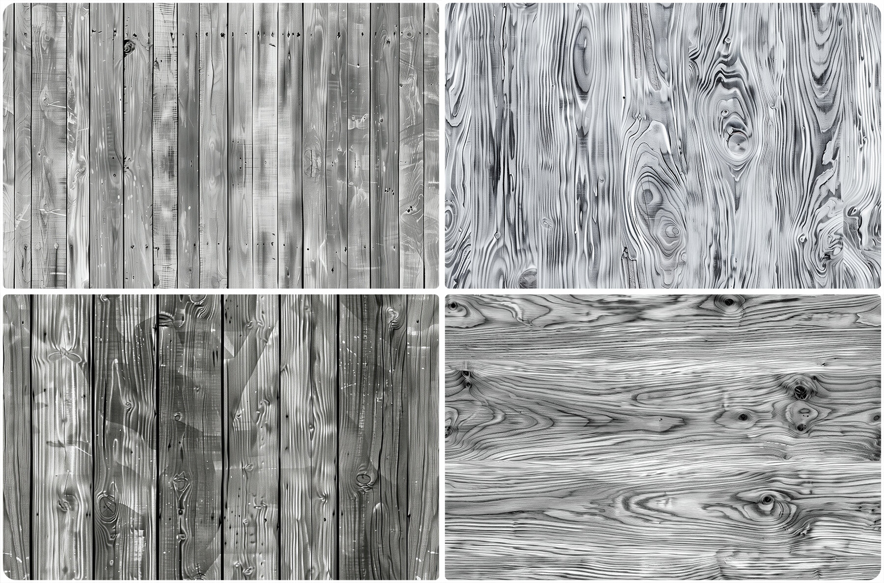 20 Gray Wood Texture Backgrounds 5