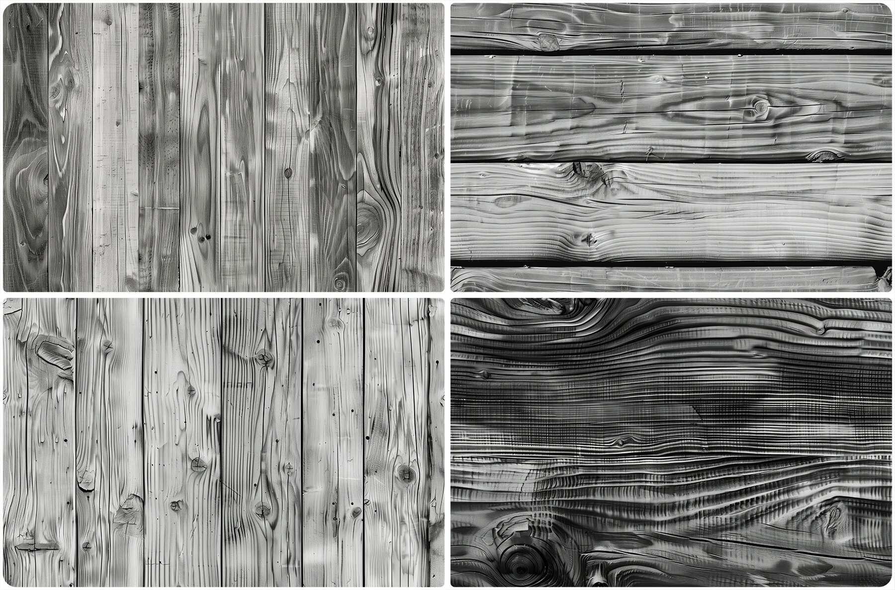 20 Gray Wood Texture Backgrounds 6