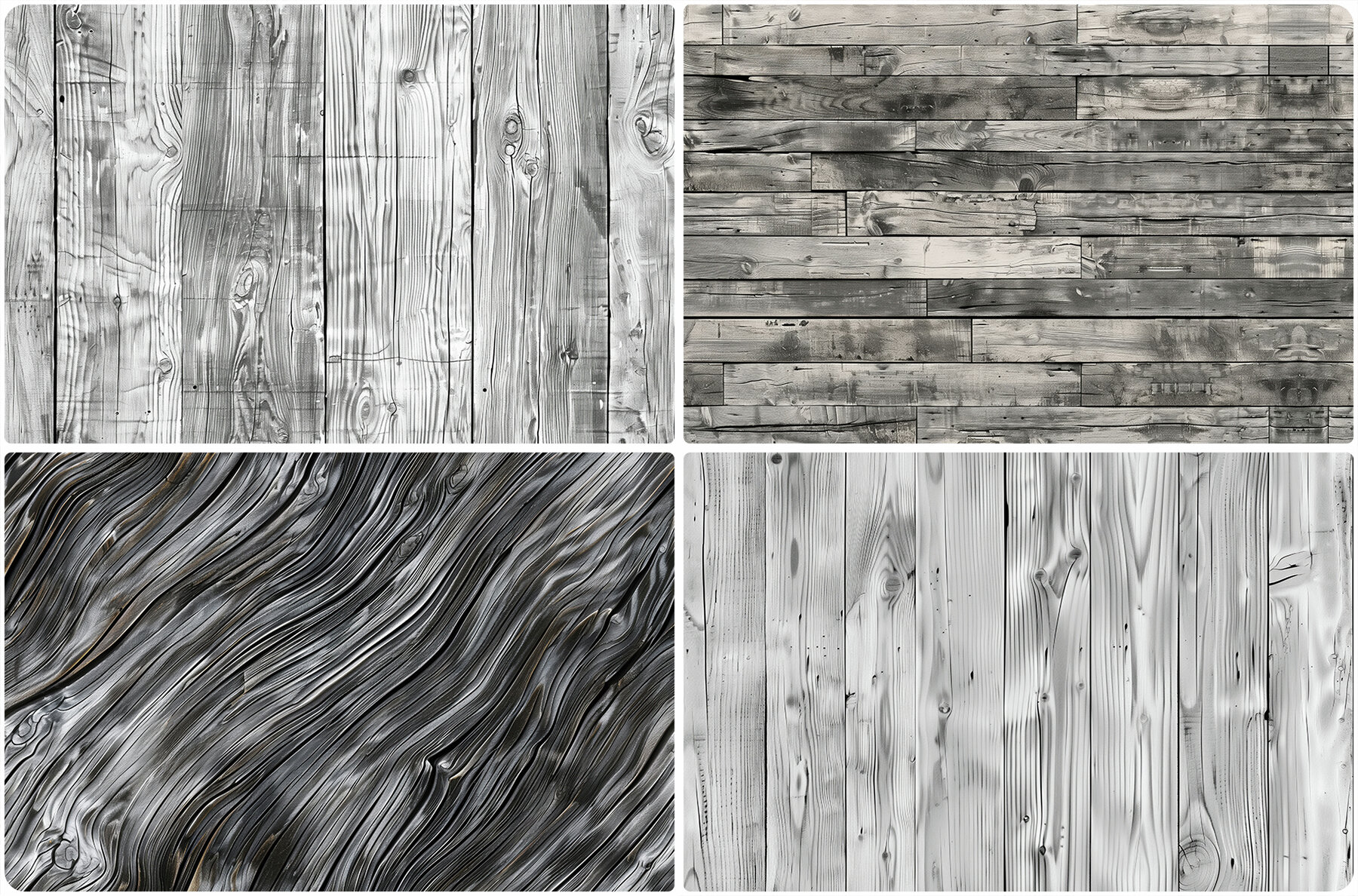 20 Gray Wood Texture Backgrounds 7