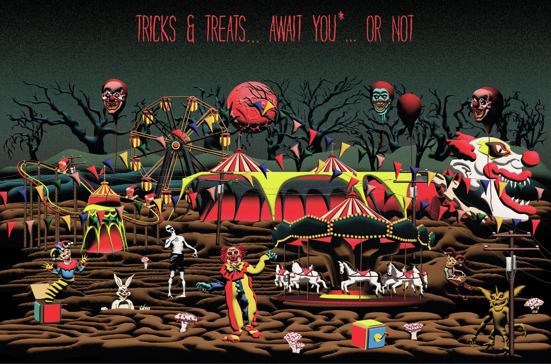 Halloween 3D Characters 4