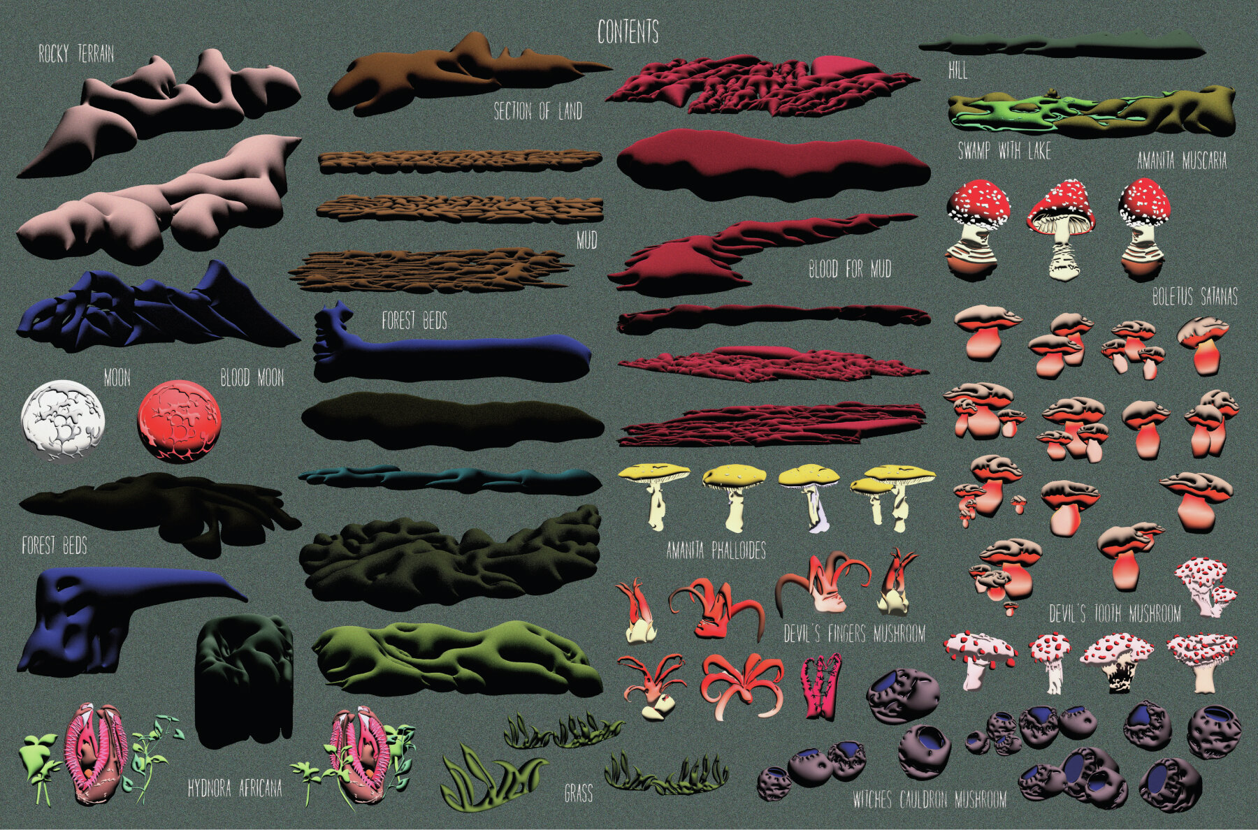 Halloween 3D Characters 5