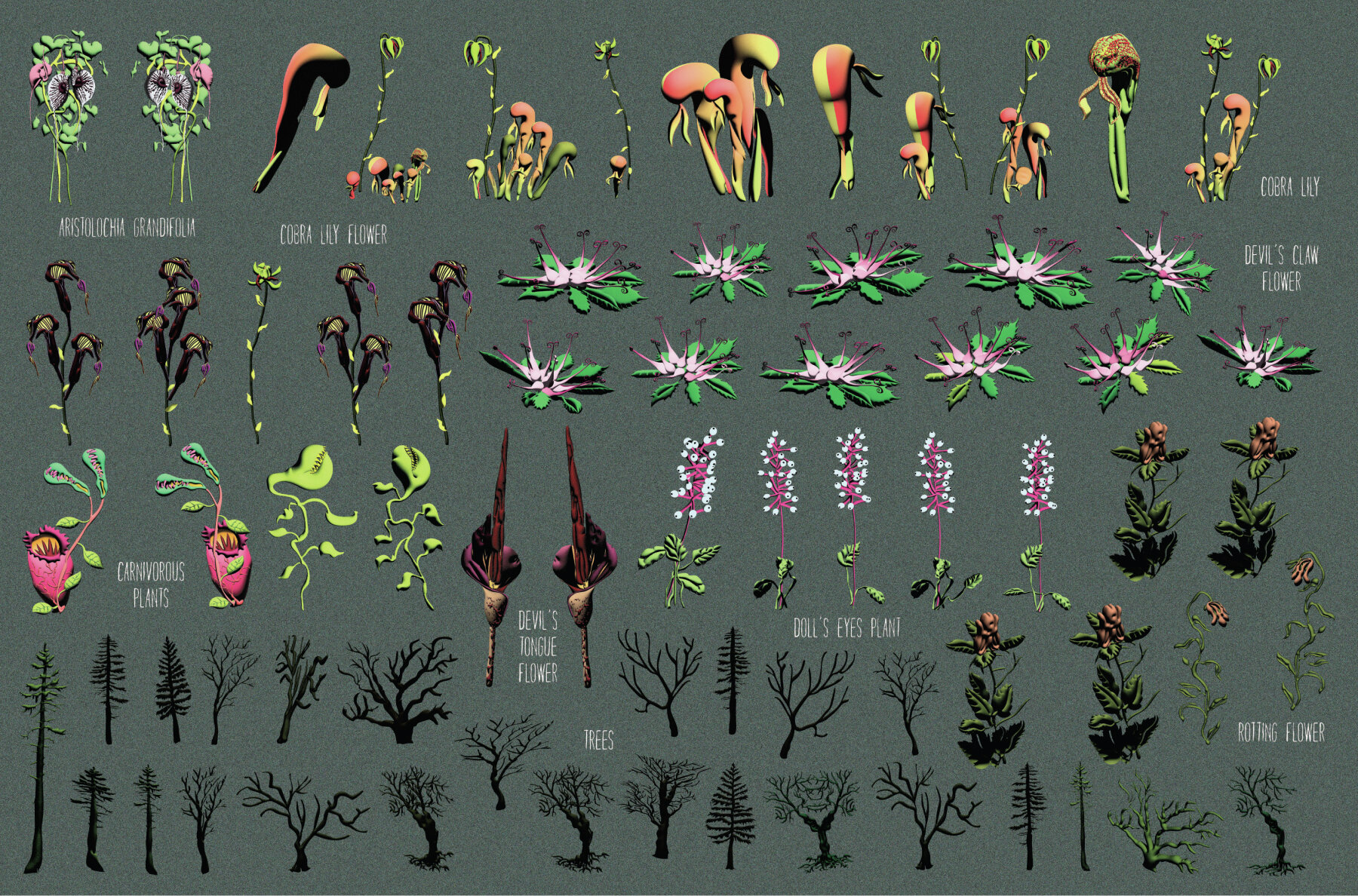 Halloween 3D Characters 6