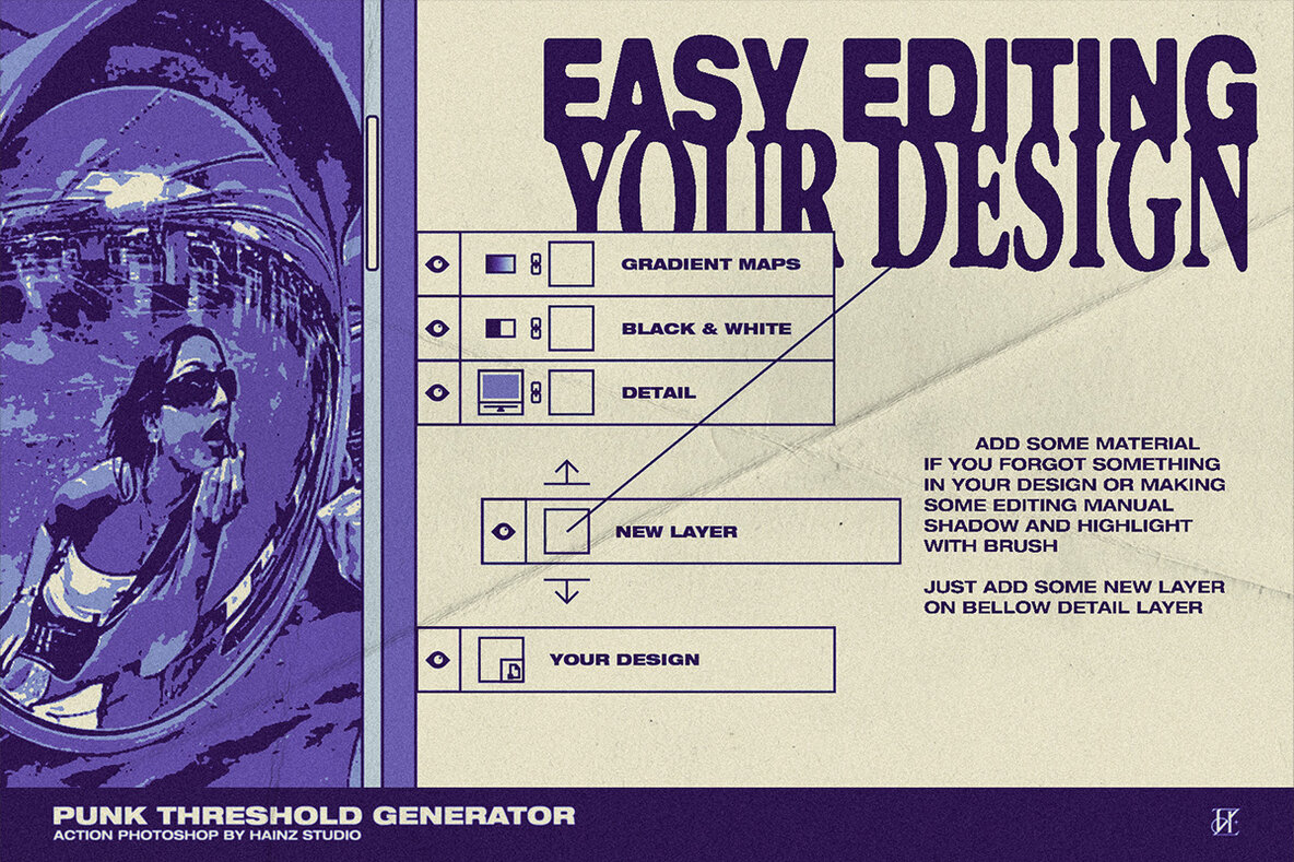 Punk Threshold Generator   Photoshop Action   Gradient Maps 5