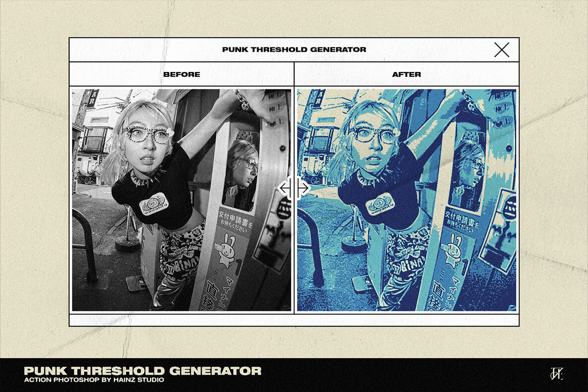 Punk Threshold Generator   Photoshop Action   Gradient Maps 7