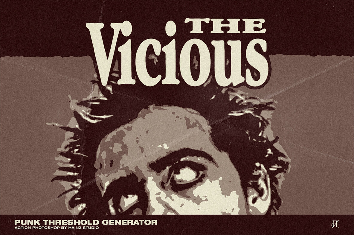 Punk Threshold Generator   Photoshop Action   Gradient Maps 9