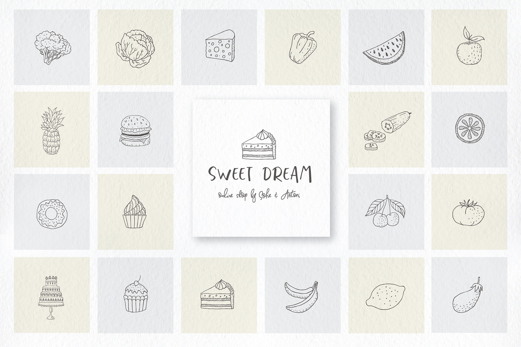 Hand Drawn Design Elements Logos 5