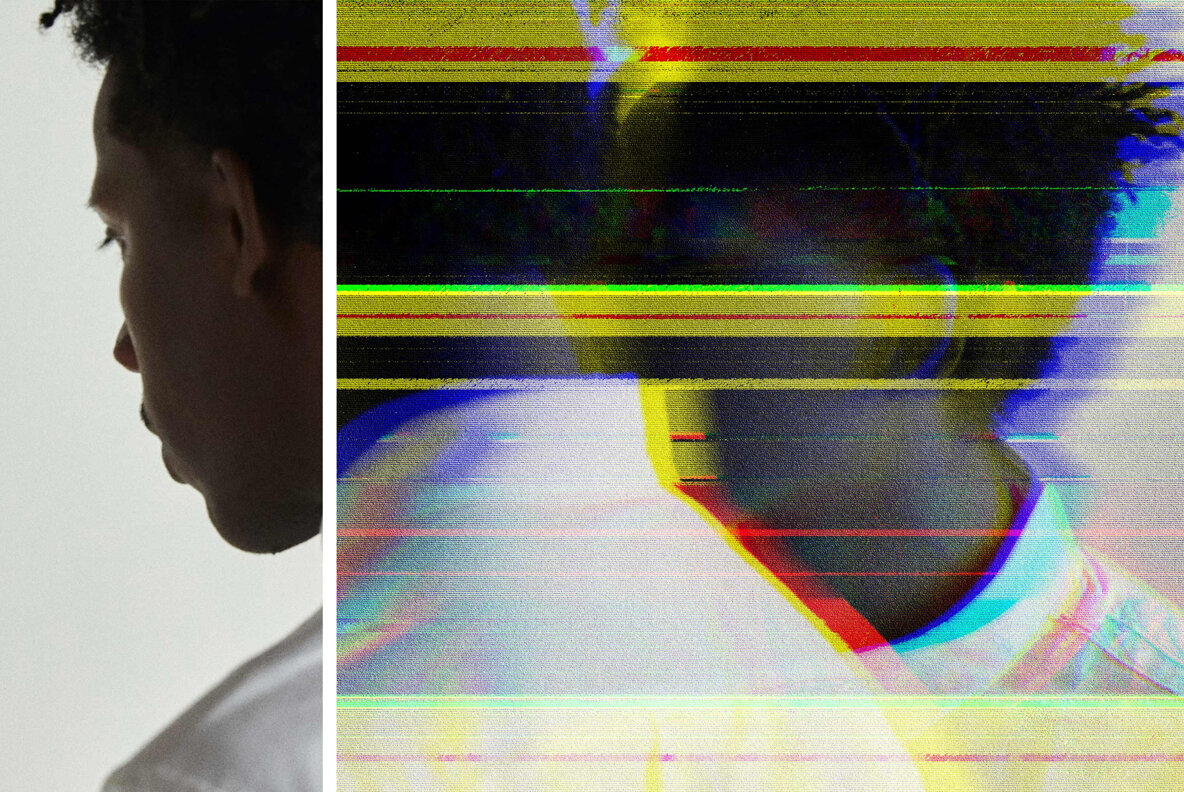 Offset Printing Glitching Photo Effect 3