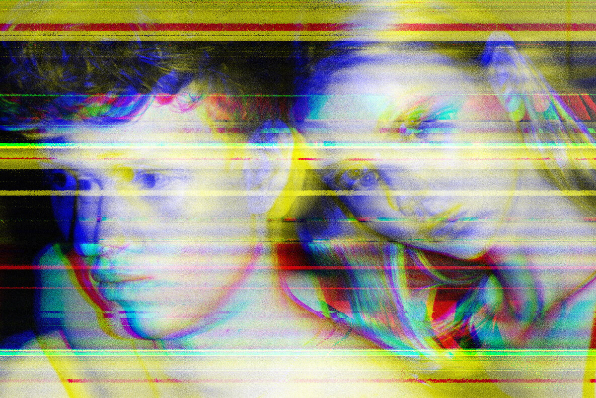 Offset Printing Glitching Photo Effect 7