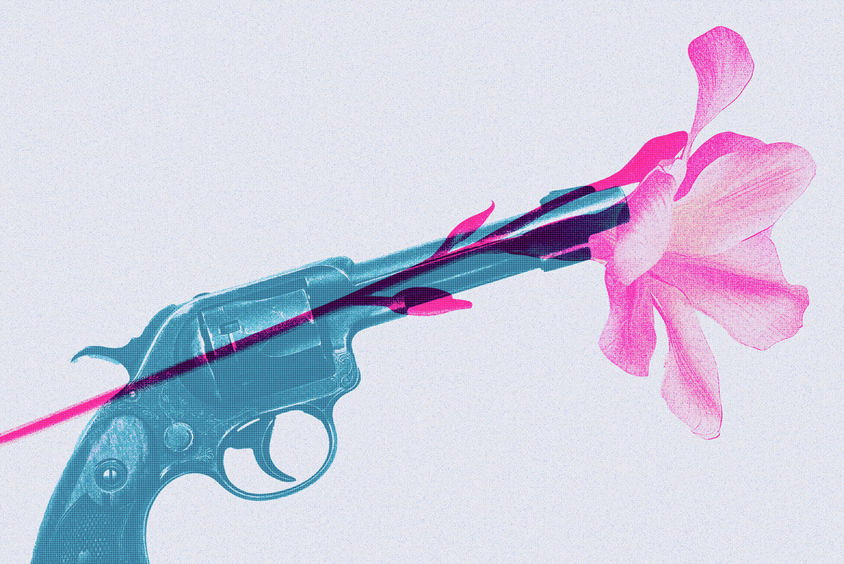 Grunge Duotone Overprint Photo Effect 3