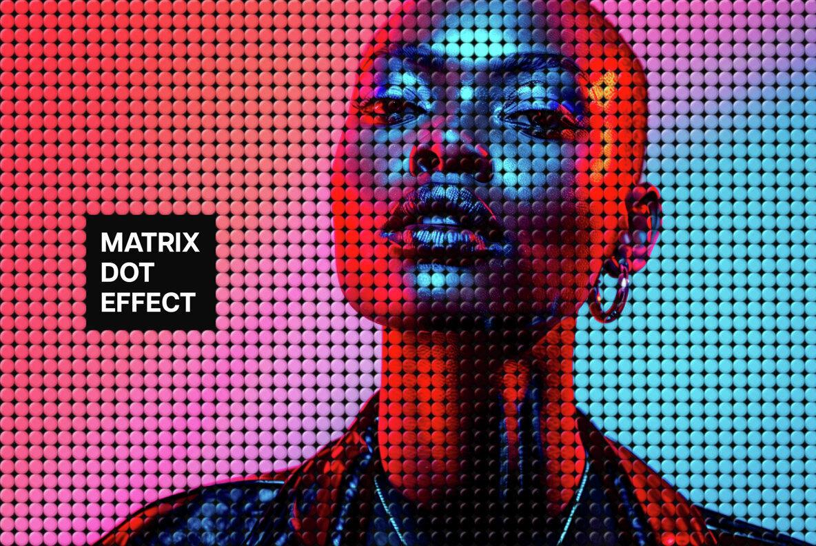 Matrix Dot Photo Effect 1