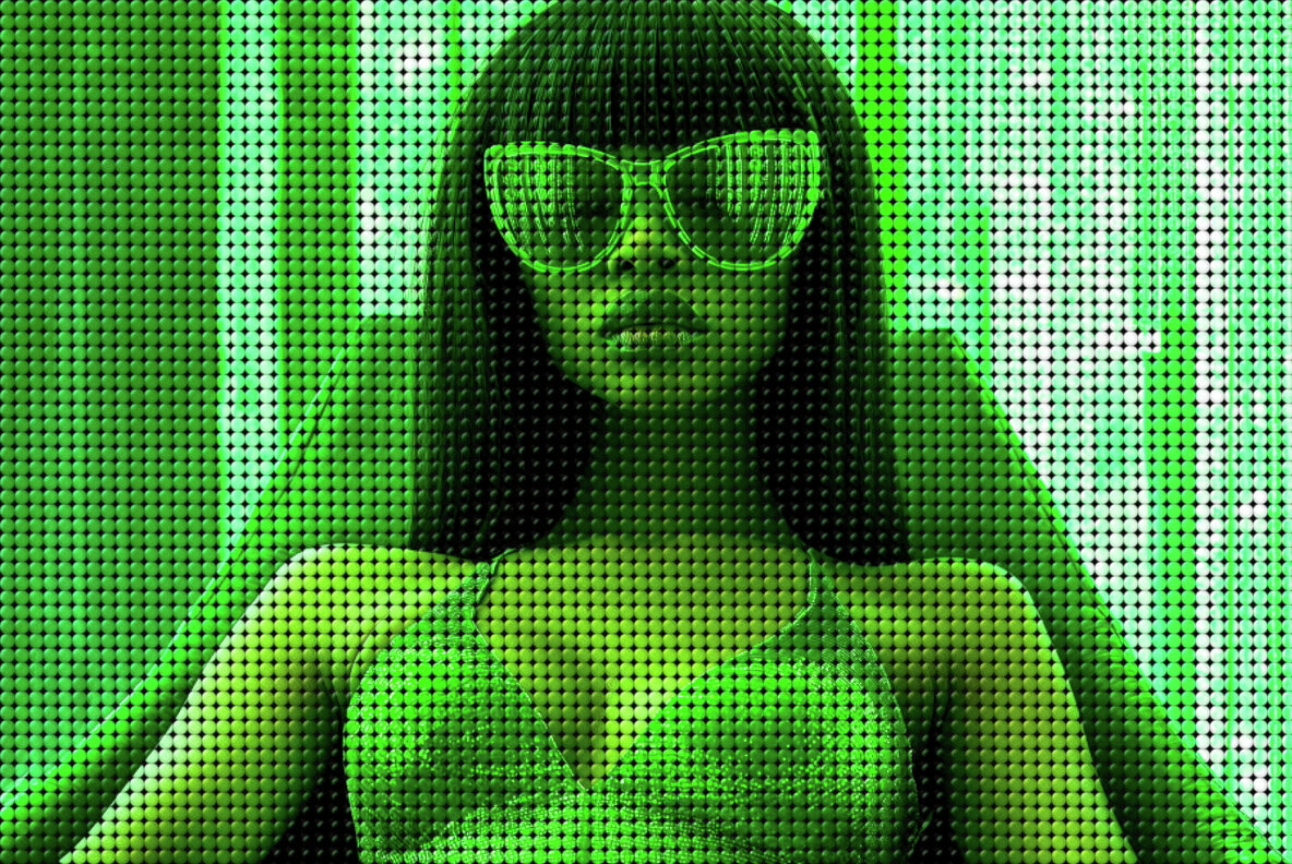 Matrix Dot Photo Effect 3