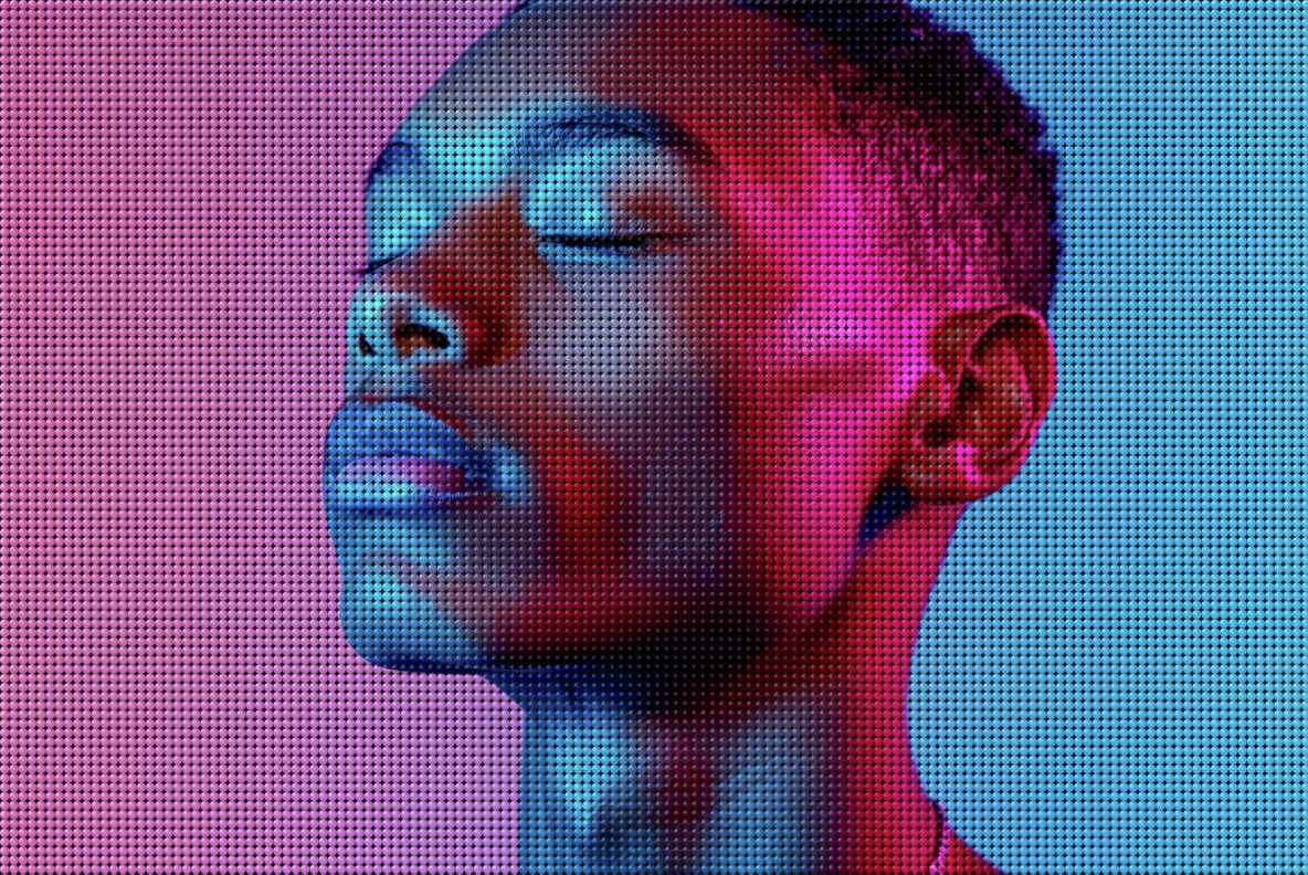 Matrix Dot Photo Effect 5