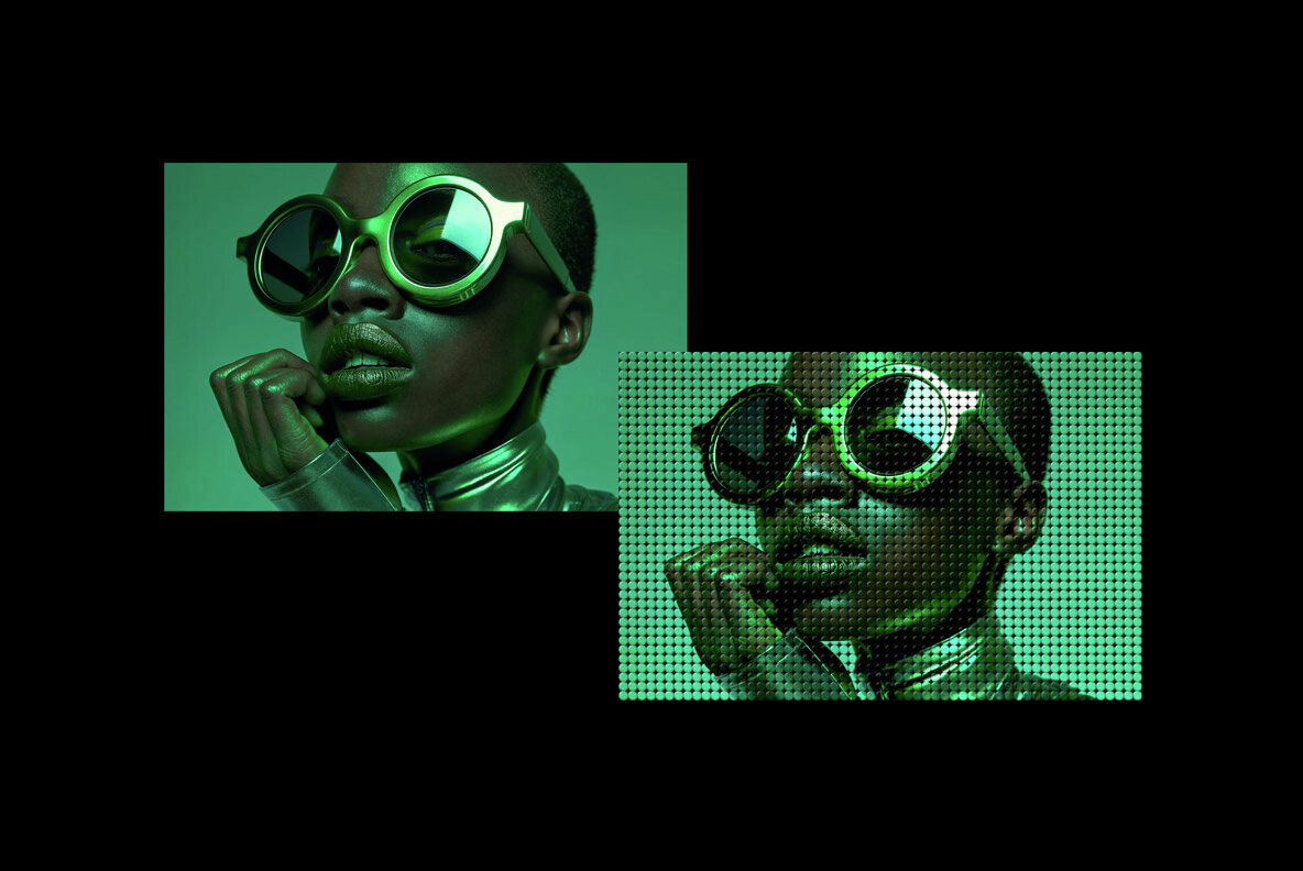 Matrix Dot Photo Effect 6