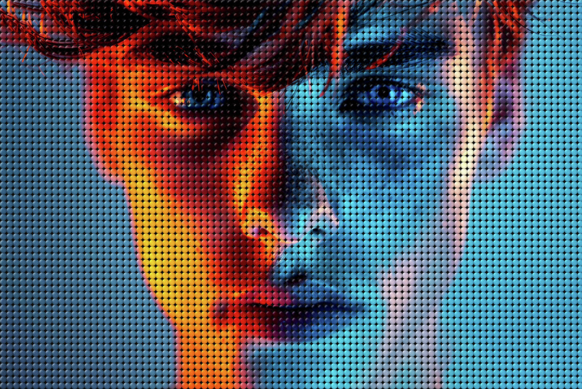 Matrix Dot Photo Effect 8