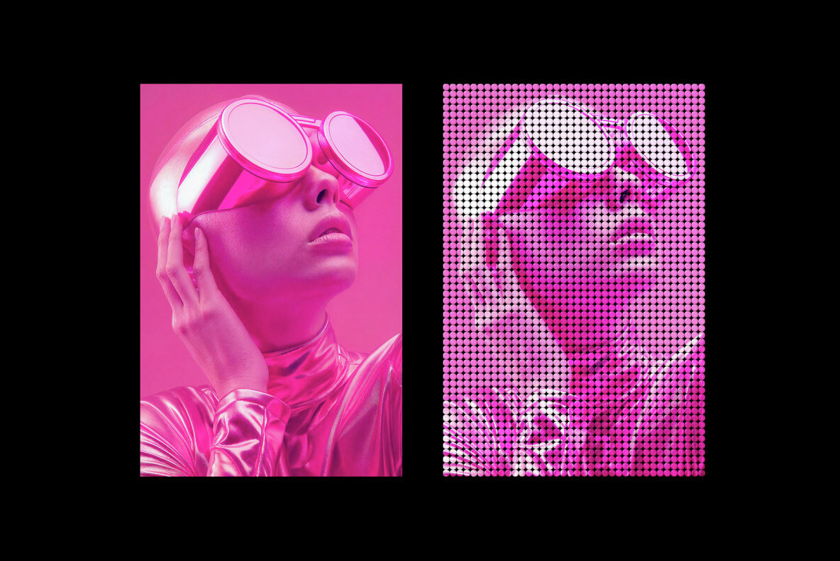 Matrix Dot Photo Effect 9