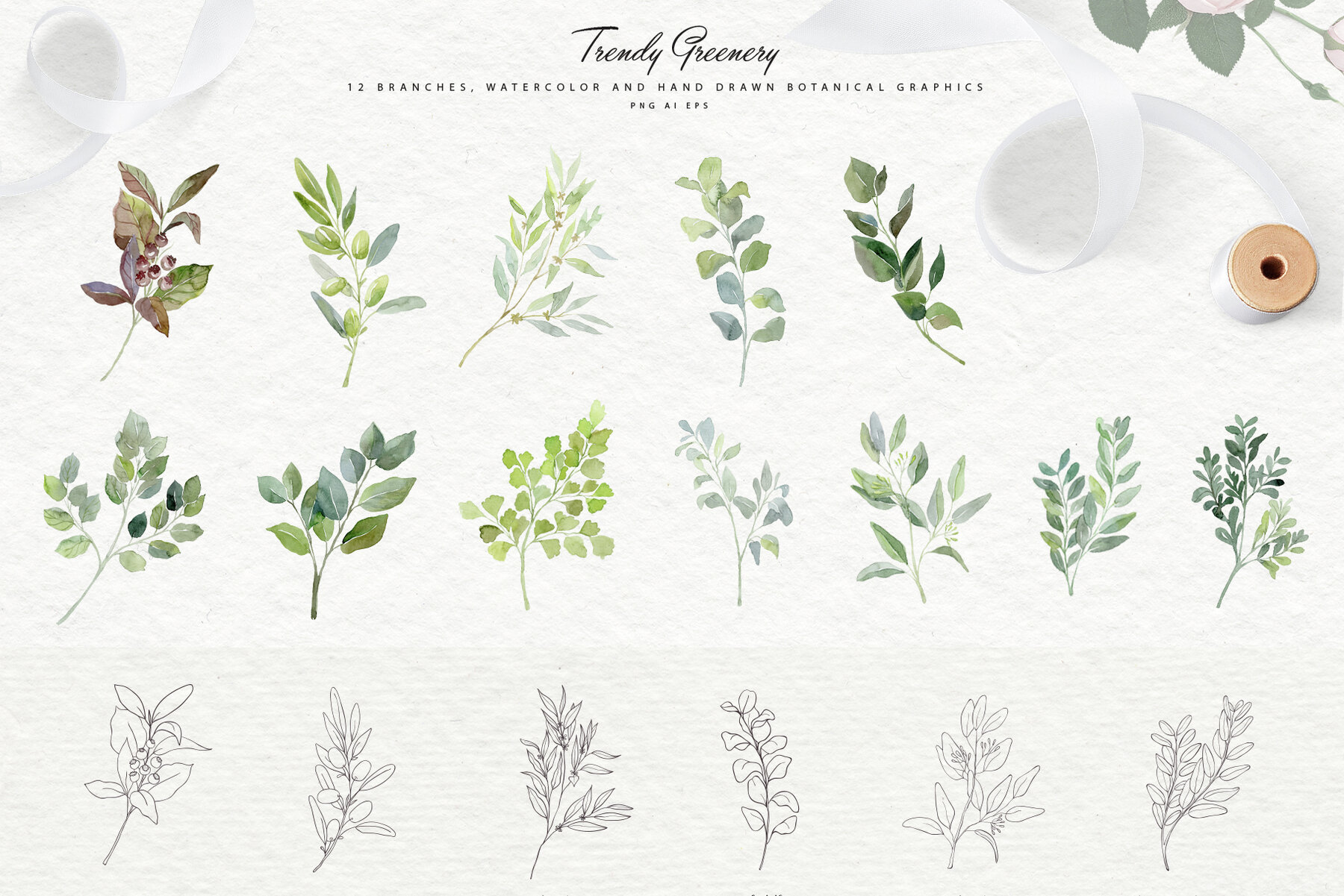 White Magnolia and Cotton Wedding Designs 12