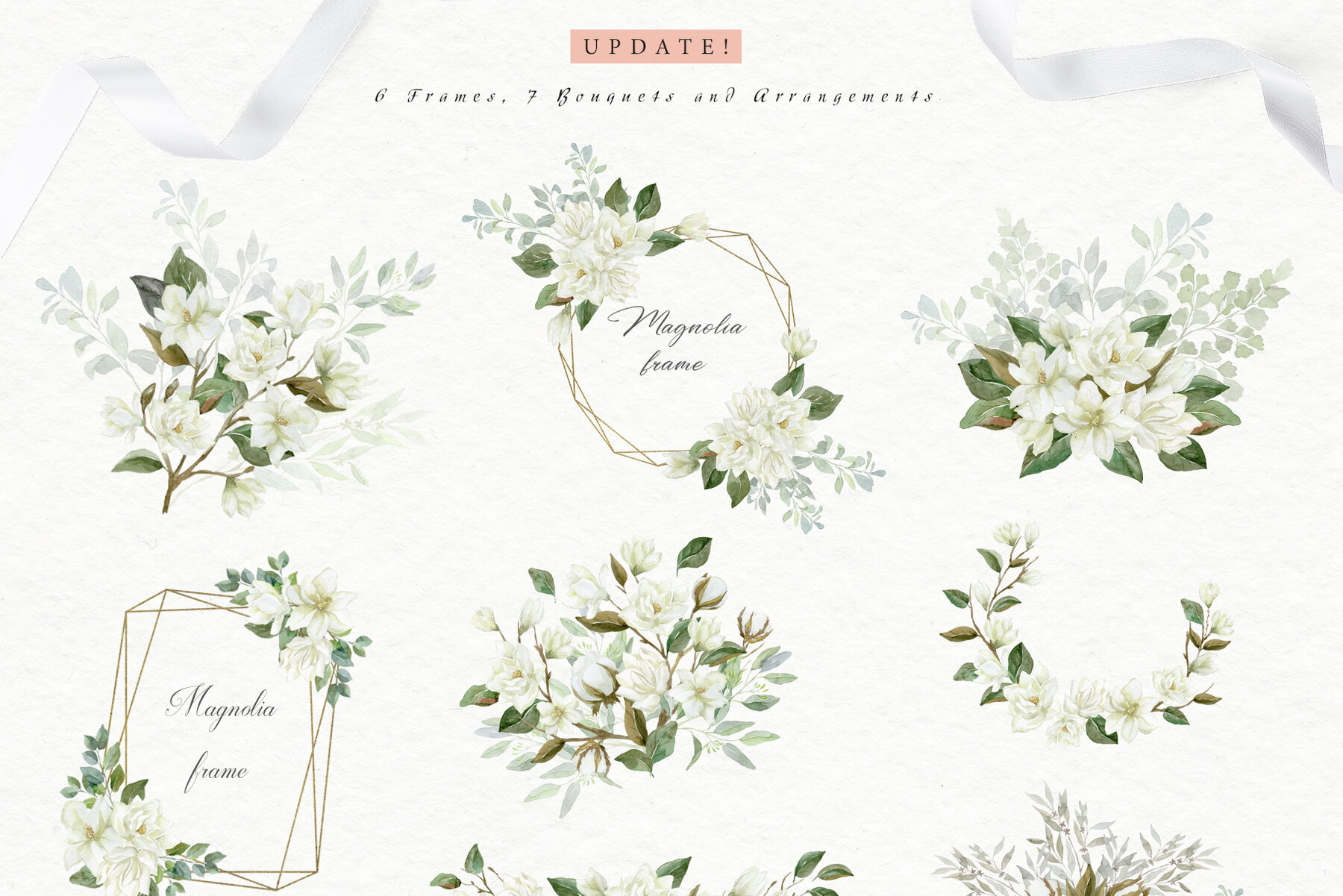 White Magnolia and Cotton Wedding Designs 26