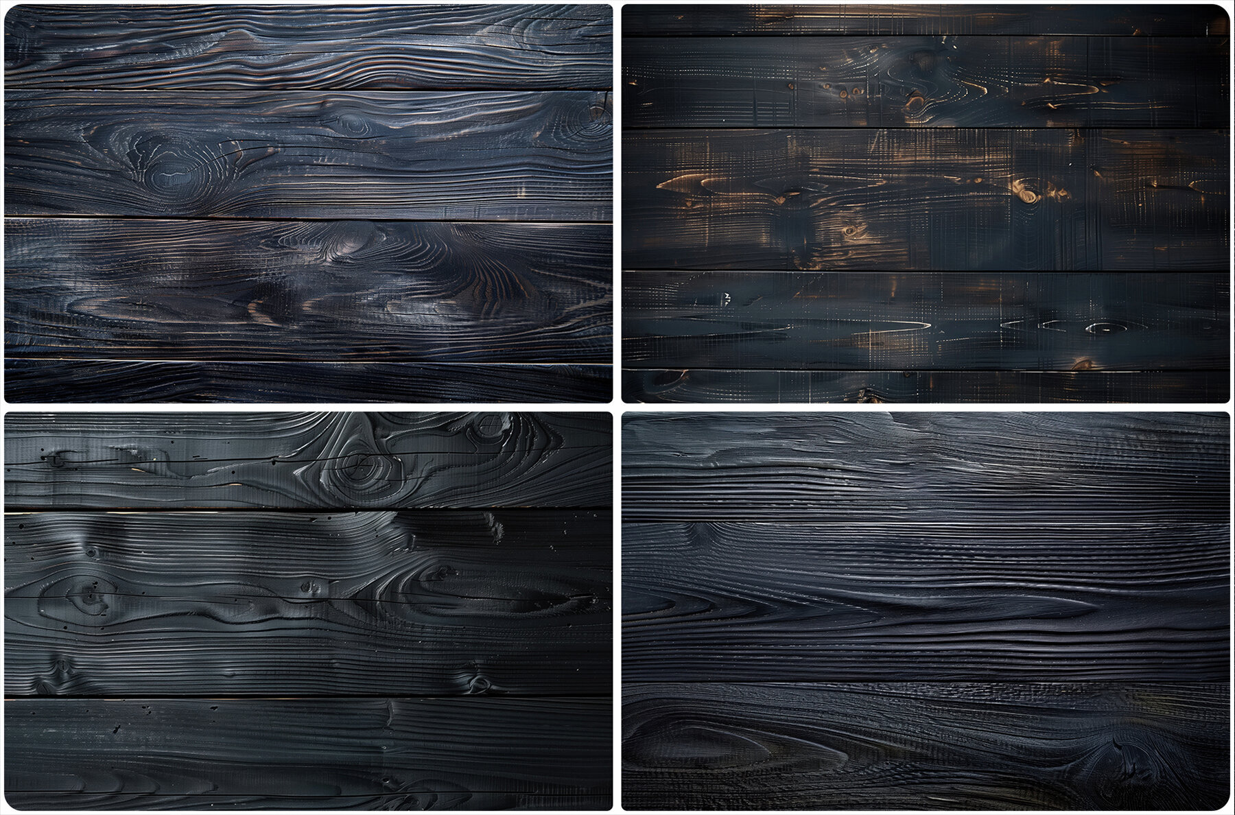 40 Black Wood Texture Backgrounds 3