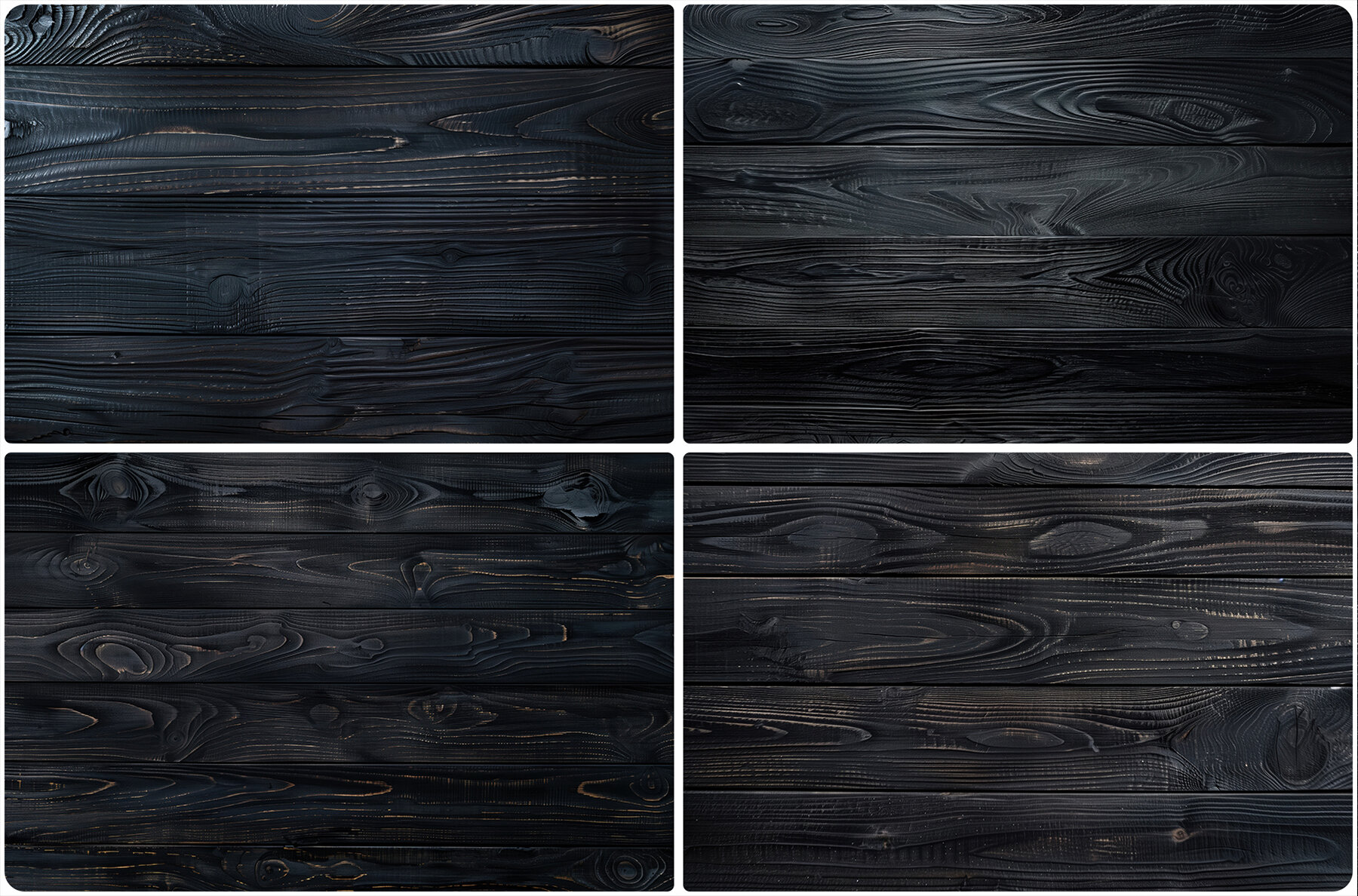40 Black Wood Texture Backgrounds 4