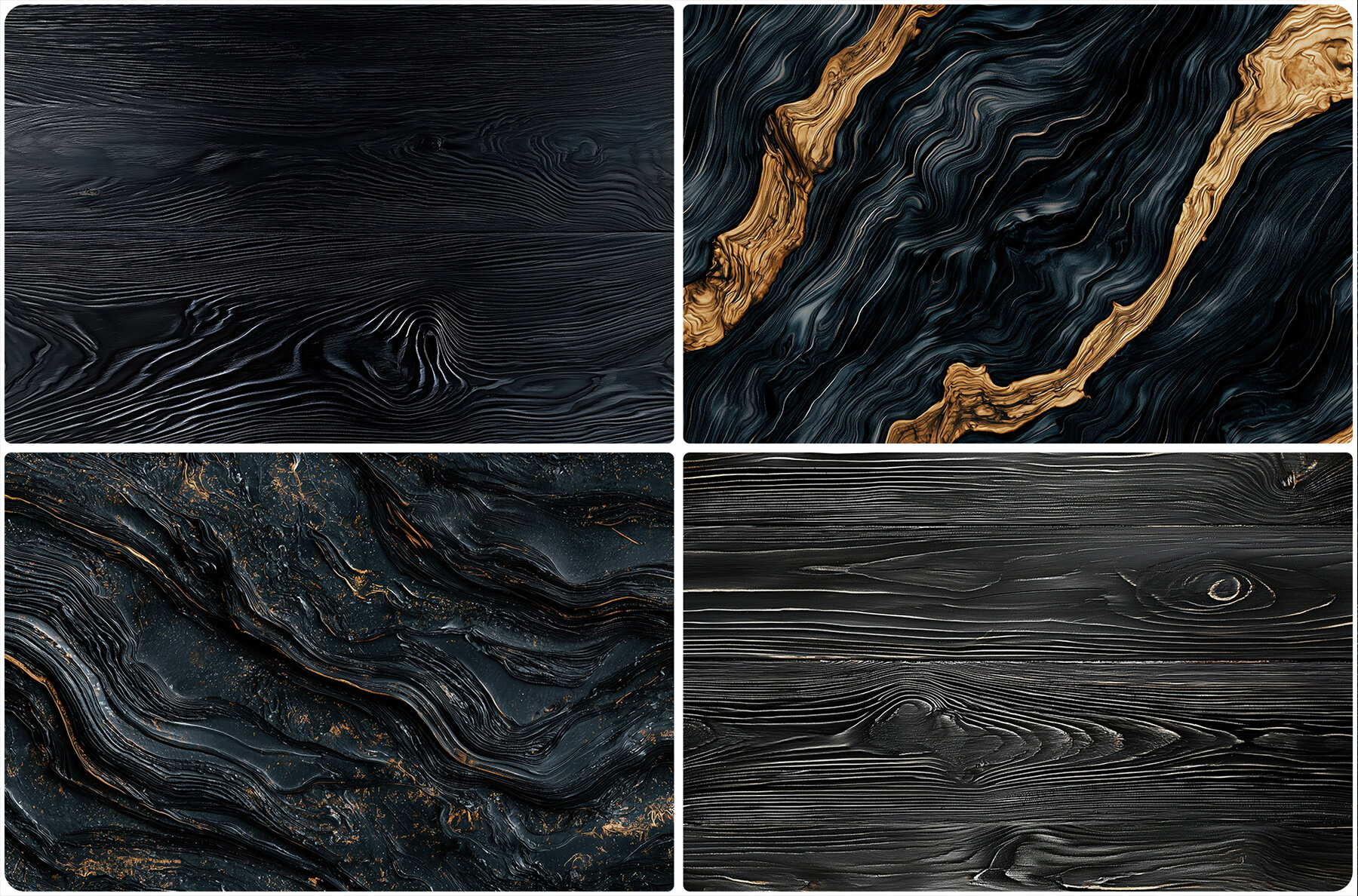 40 Black Wood Texture Backgrounds 8