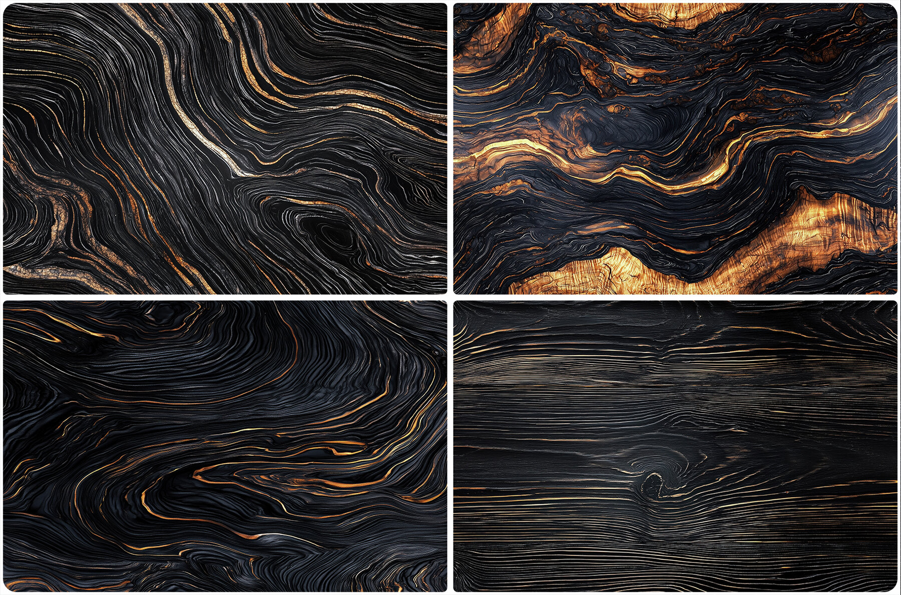 40 Black Wood Texture Backgrounds 11