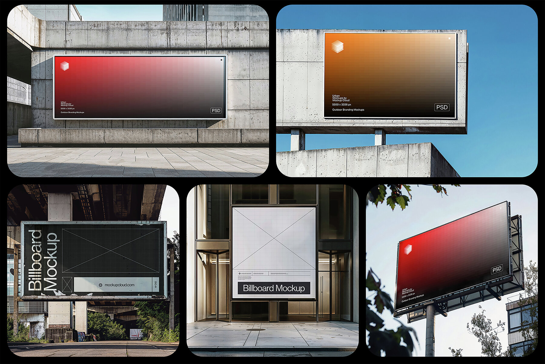 Billboard Advertising Mockups Vol  1 1