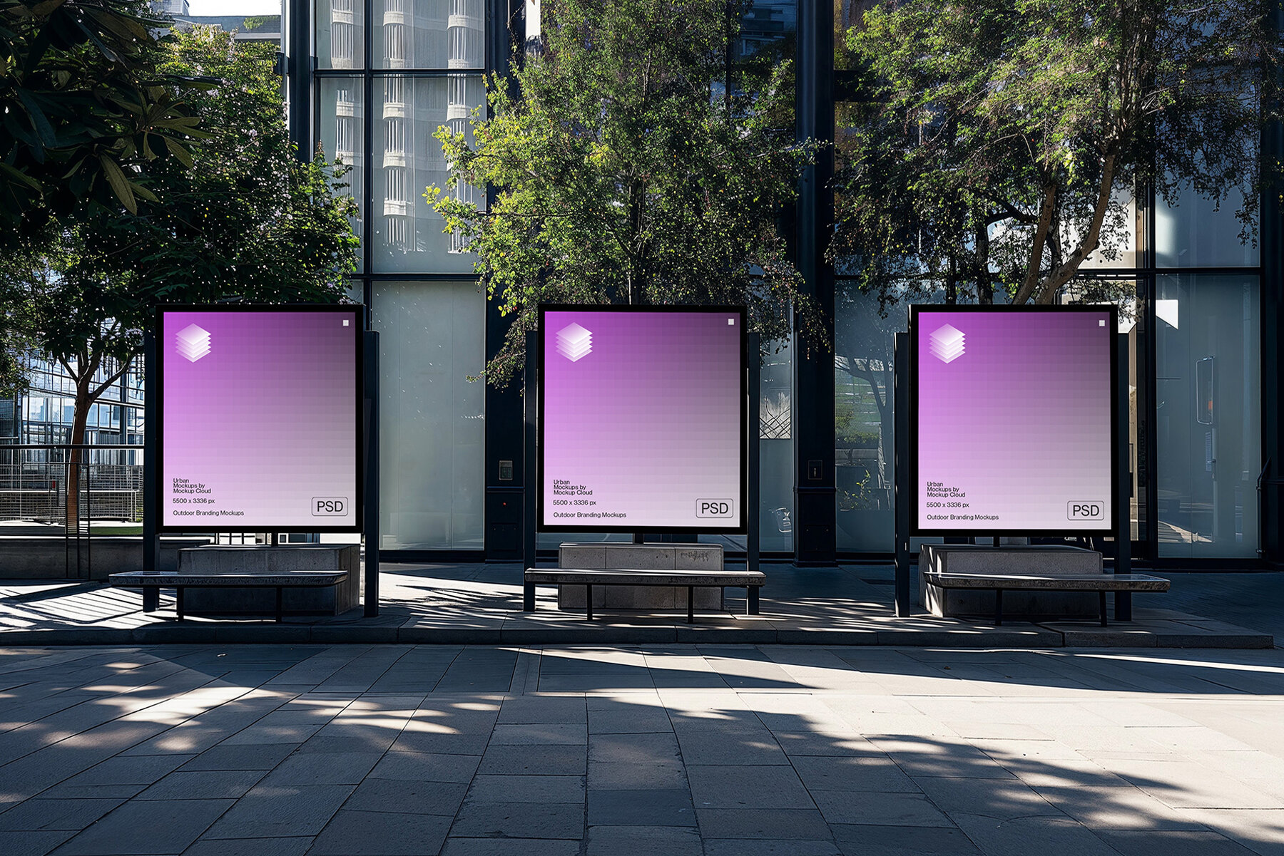 Signboard Advertising Mockups 9