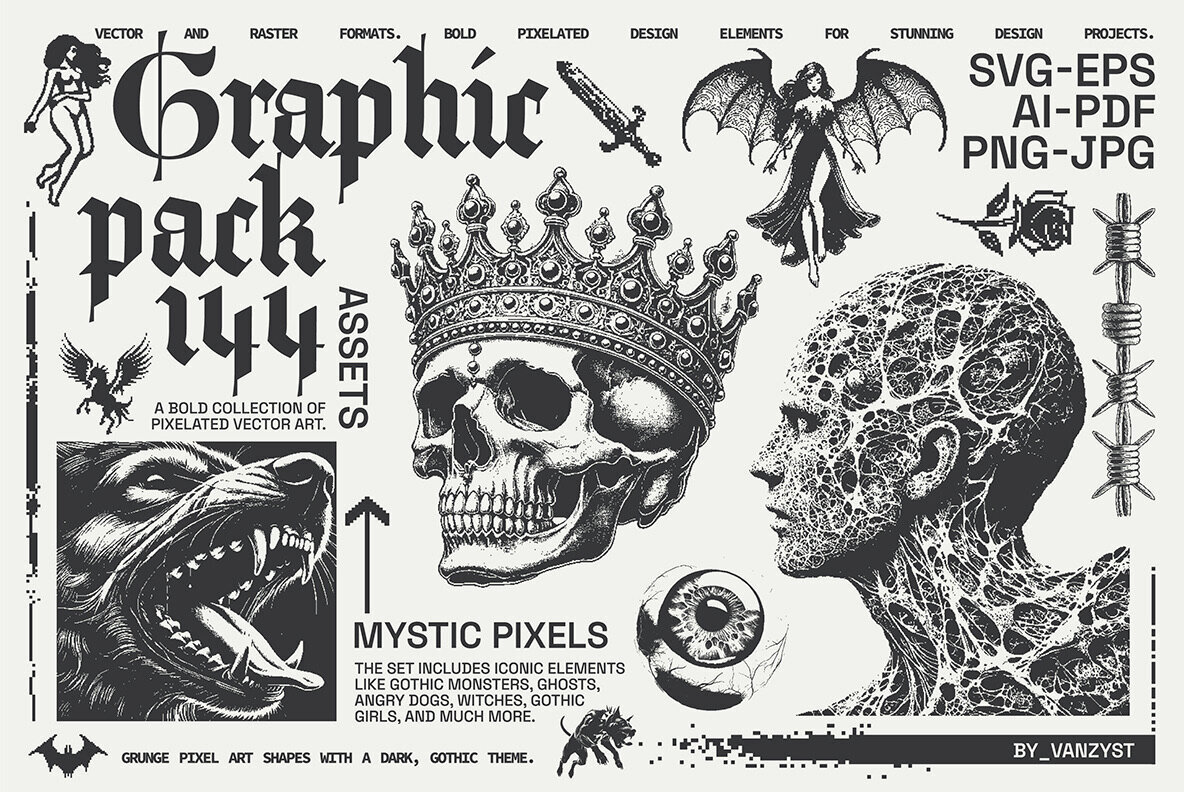 144 MysticPixels Graphic Pack 1