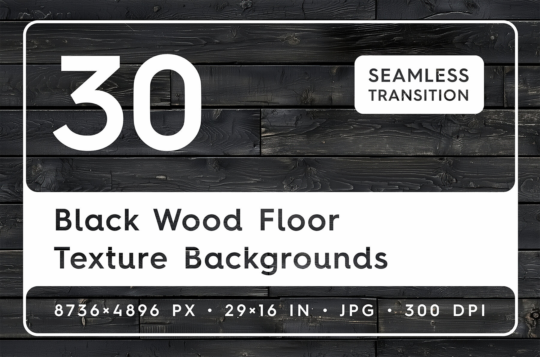 30 Black Wood Floor Texture Backgrounds 1