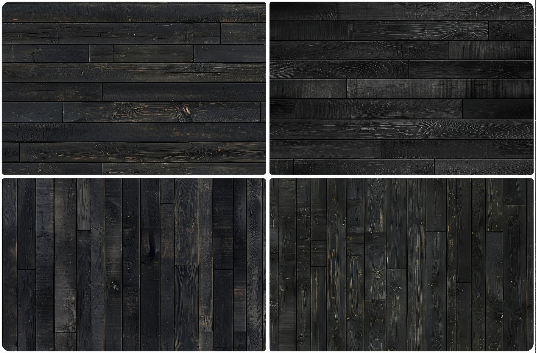 30 Black Wood Floor Texture Backgrounds 5