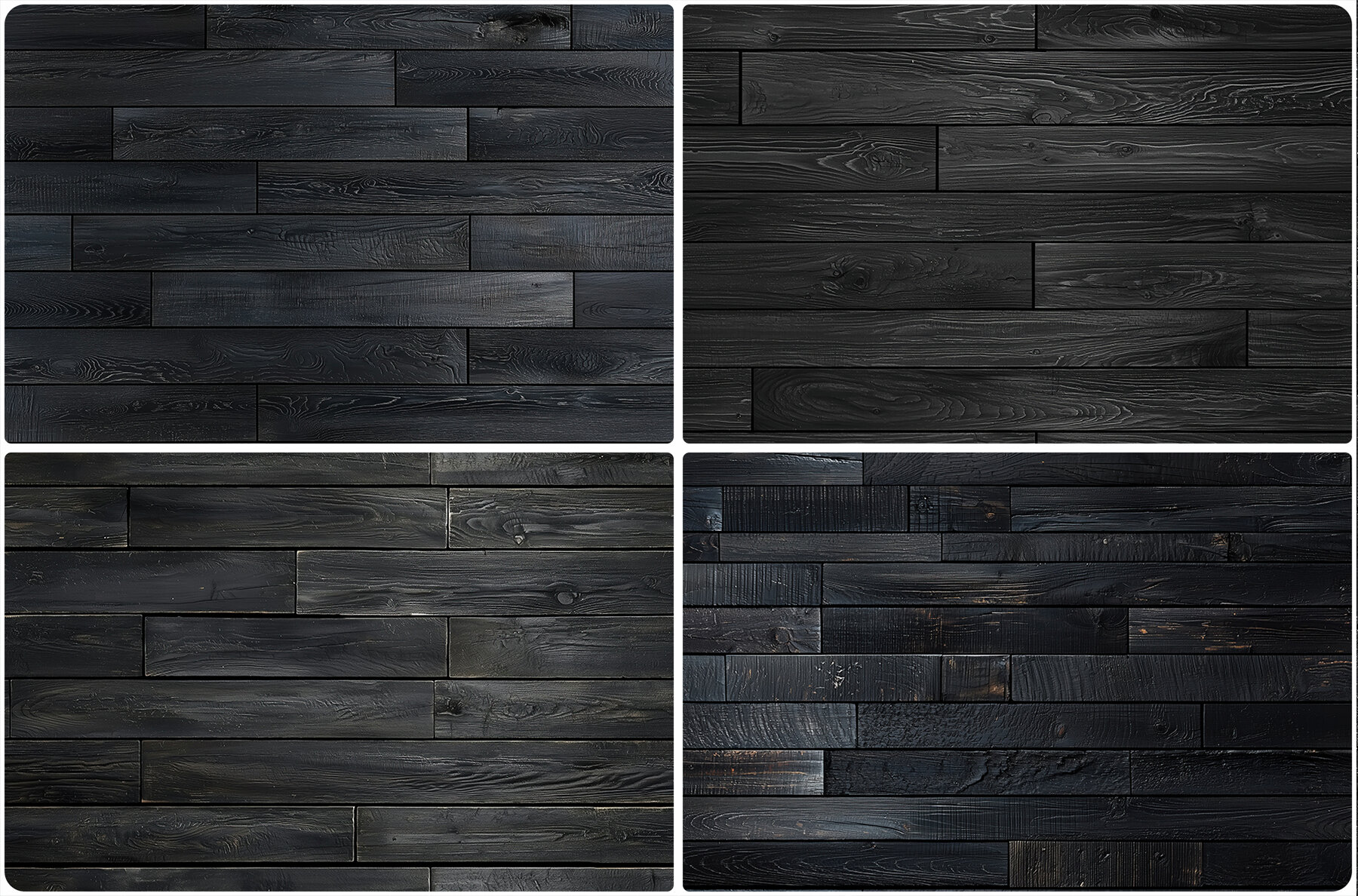 30 Black Wood Floor Texture Backgrounds 6