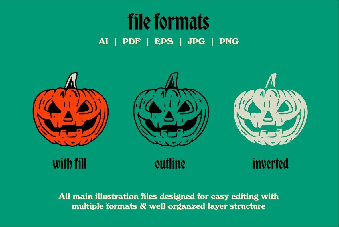 Halloween Madness Graphic Stocks 3