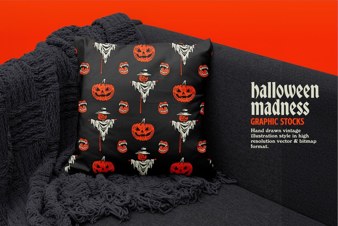 Halloween Madness Graphic Stocks 6