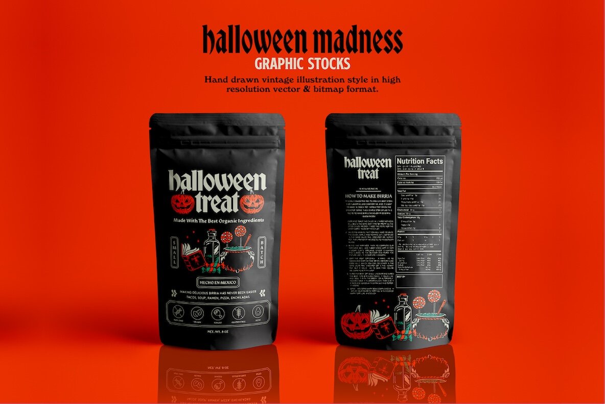 Halloween Madness Graphic Stocks 7
