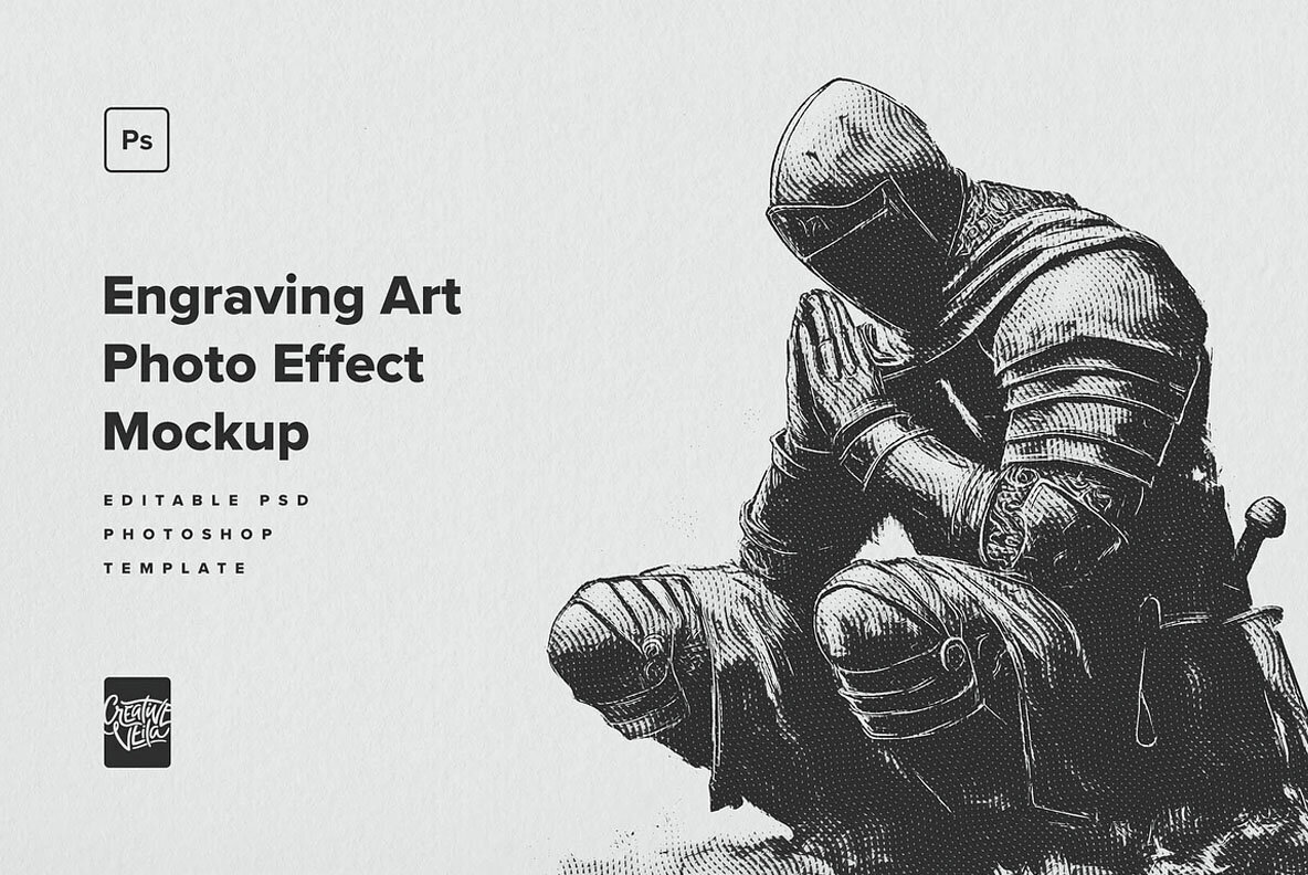 Engraving Art Photo Effect 1